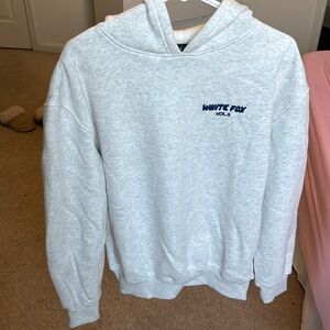 White fox hoodie